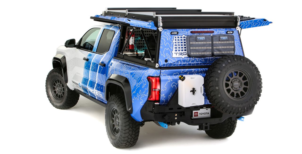 Toyota’s Tacoma H2s-Overlander Concept Combines Hydrogen Fuel Cell and Battery Electric Technologies