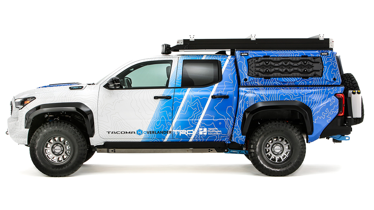 Toyota’s Tacoma H2s-Overlander Concept Combines Hydrogen Fuel Cell and Battery Electric Technologies