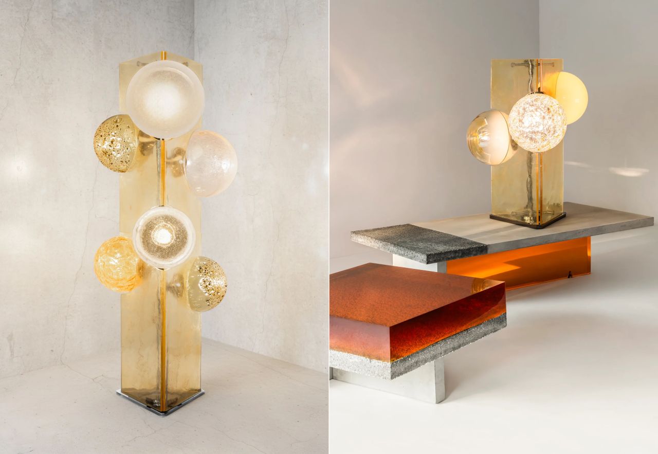 Transparency Matters Furniture Collection Combines Resin and Concrete Cleverly