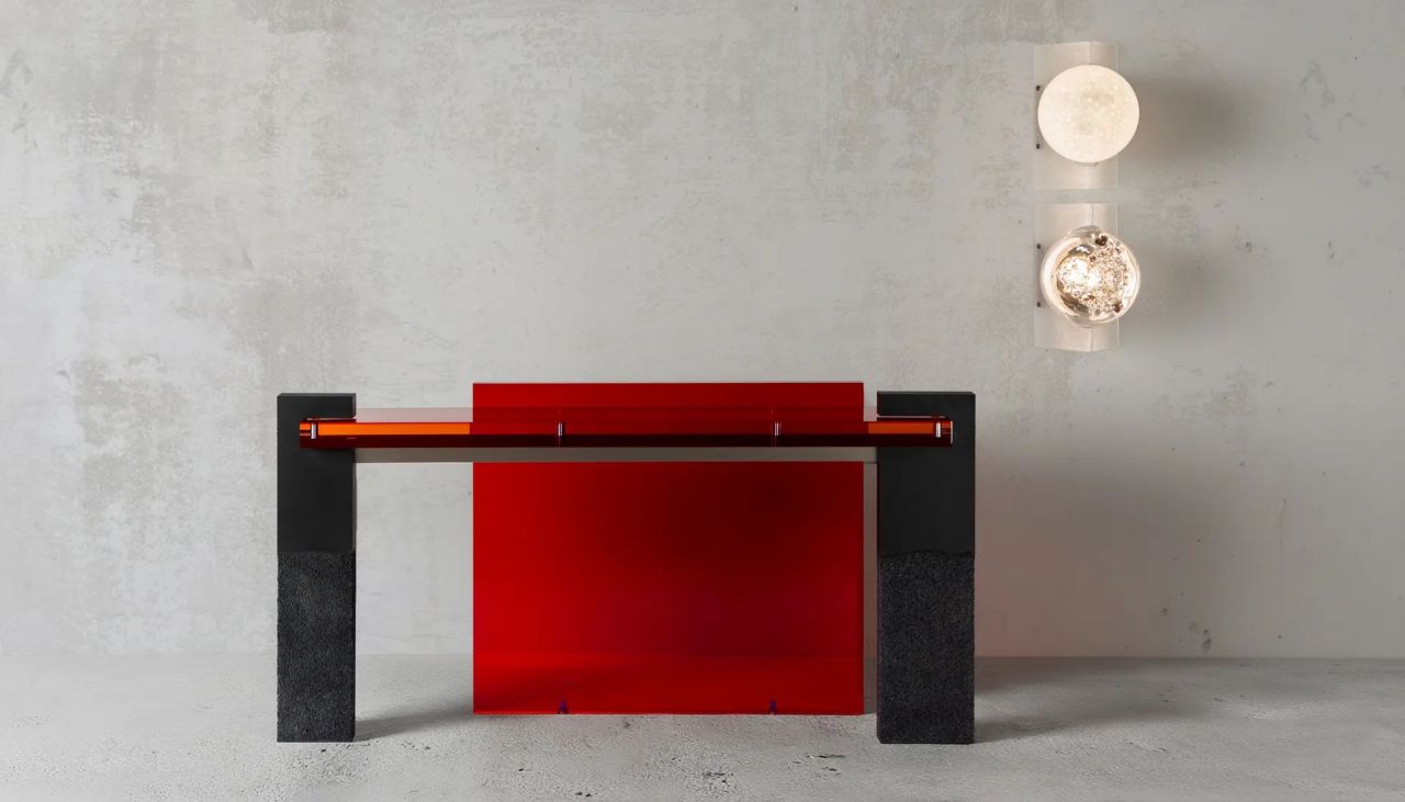 Transparency Matters Furniture Collection Combines Resin and Concrete Cleverly