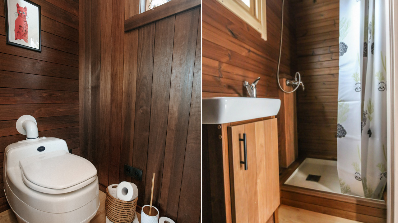 This Tiny Cabin Made of Thermowood is More Durable Than Standard Wooden House