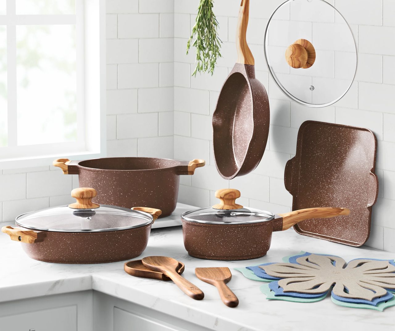 Walmart Black Friday Deals - The Pioneer Woman Prairie Cast Aluminum Cookware Set