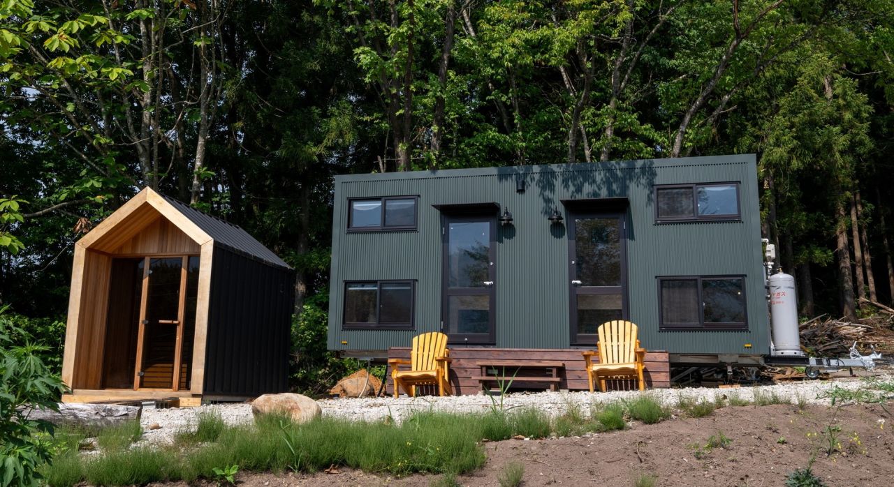 Yamabiko tiny house exterior view