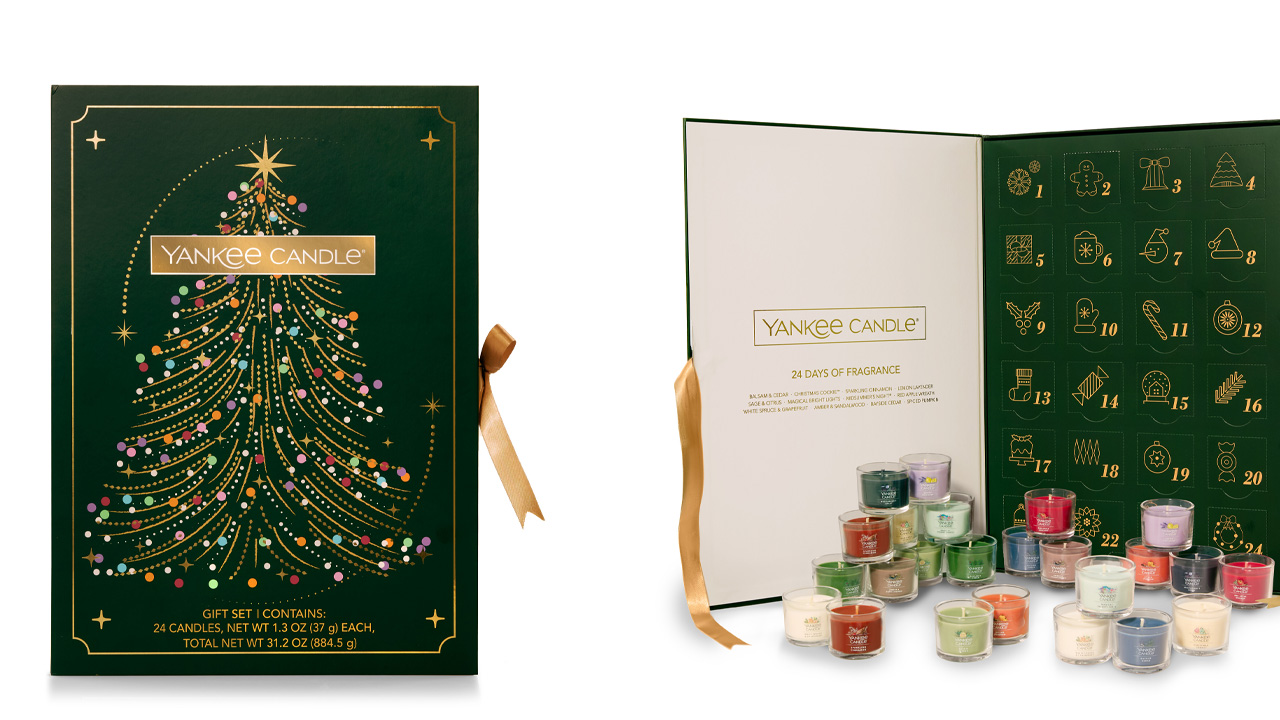 Yankee Candle Holiday Gift Sets -Countdown Calendar Candle Set