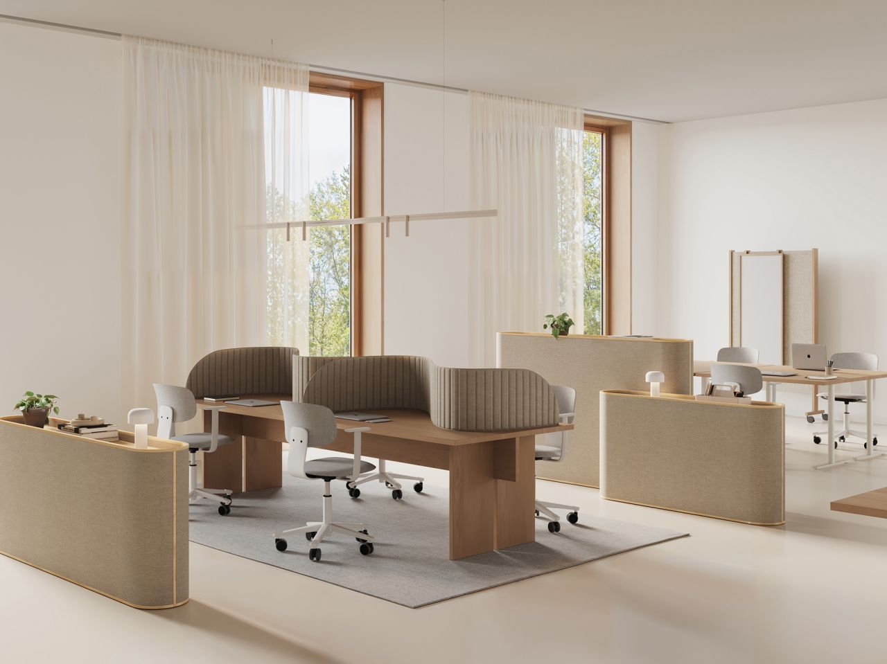 Giro room divider by Zilenzio different uses