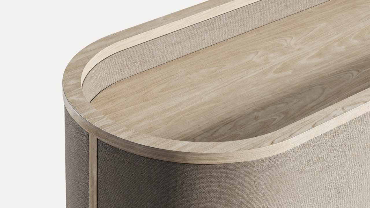 Giro room divider by Zilenzio closeup