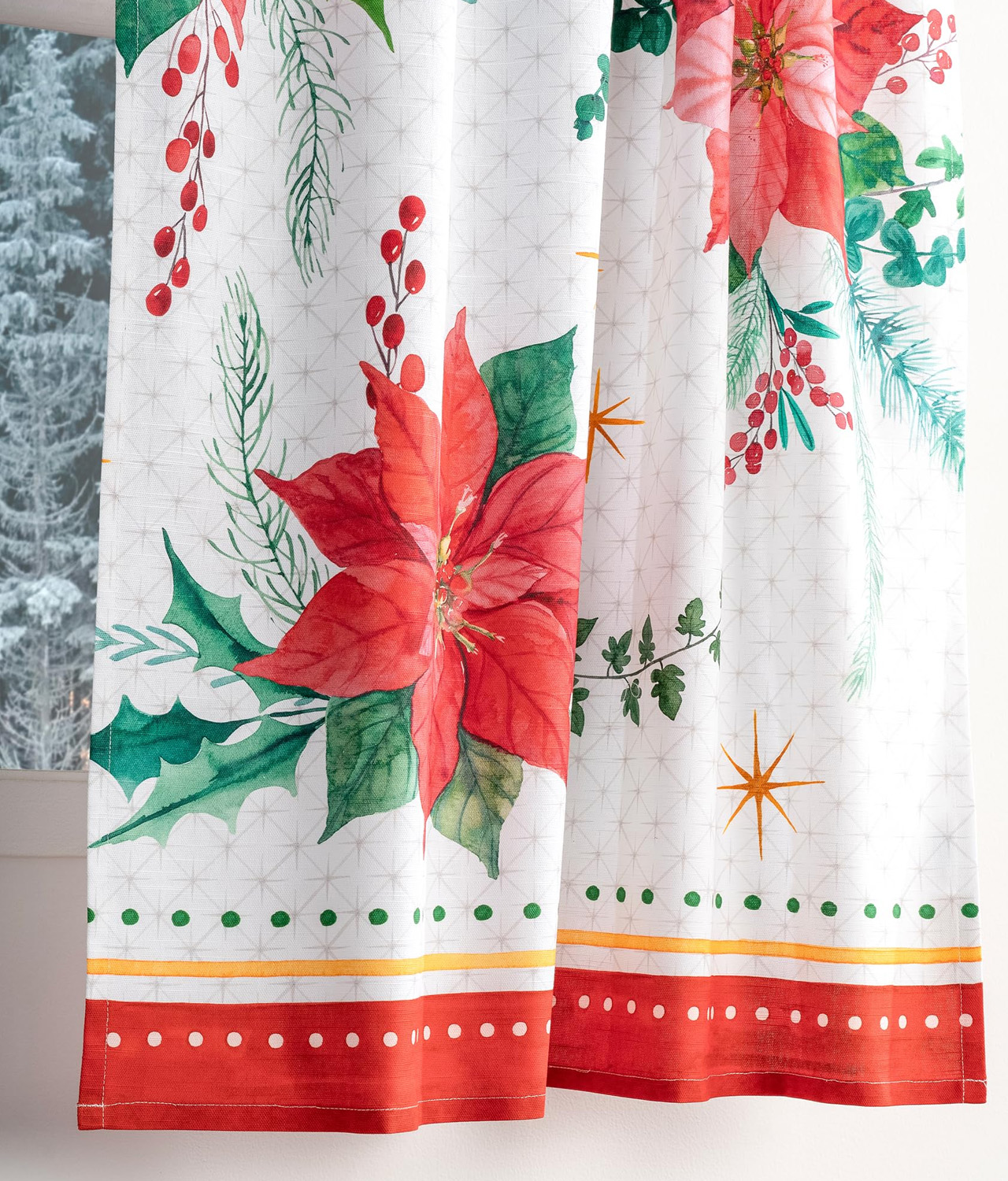 2 pieces Kitchen Curtains set