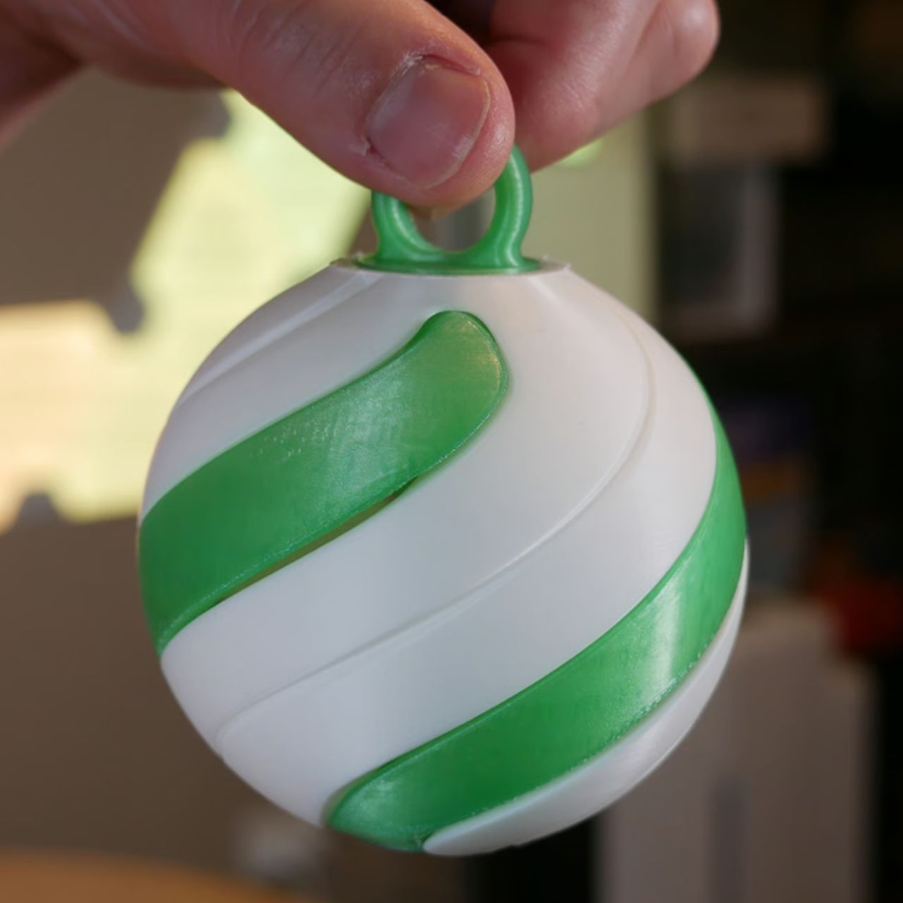 3D-printed Christmas ornament 