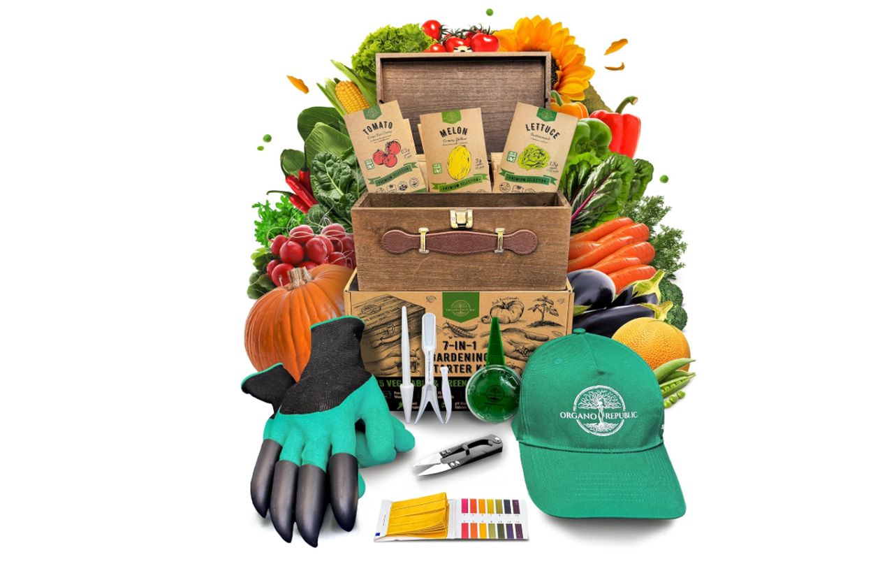 75-Variety Heirloom Vegetable and Greens Seed Starter Kit