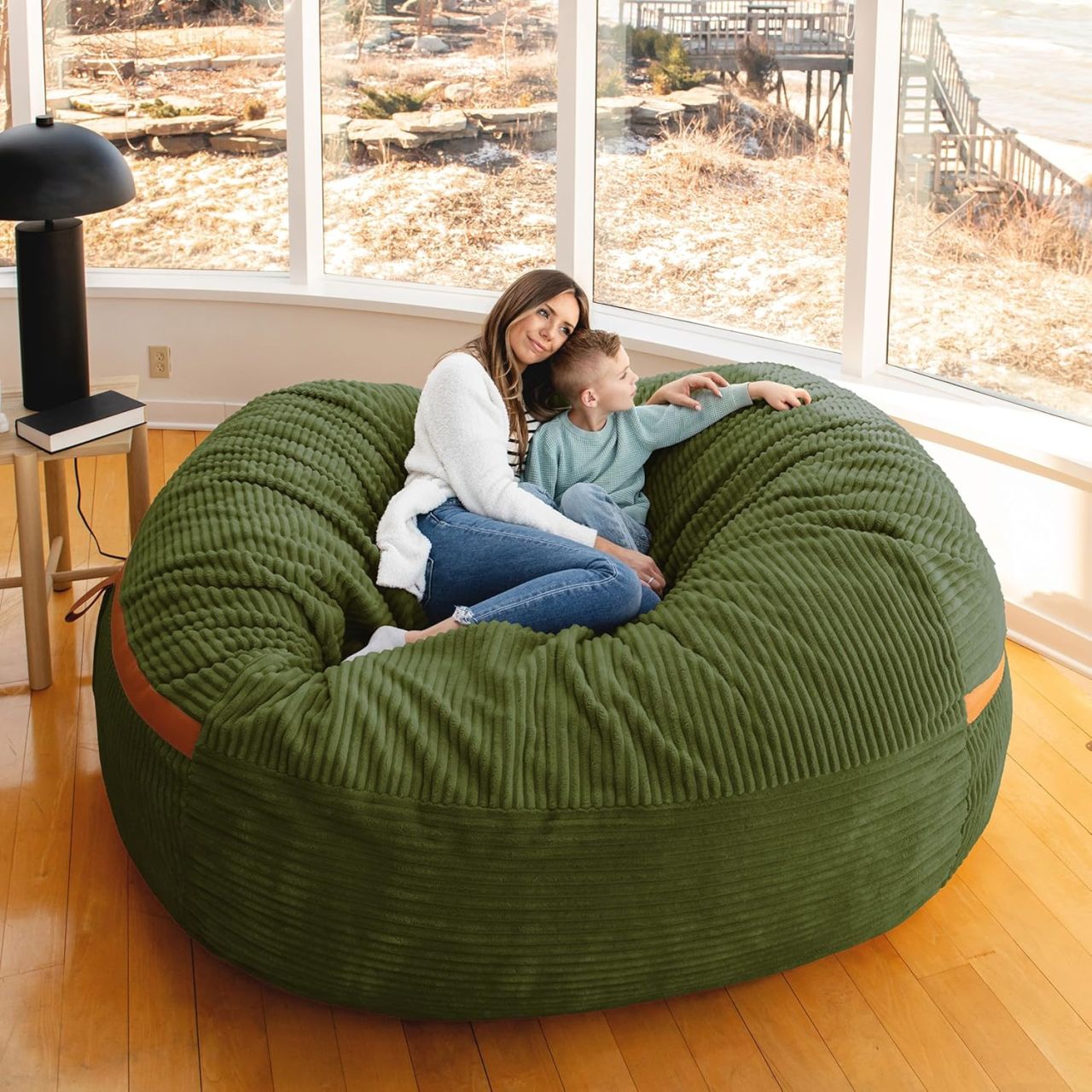Big Joe Fuf 7Ft Giant Foam Bean Bag Chair