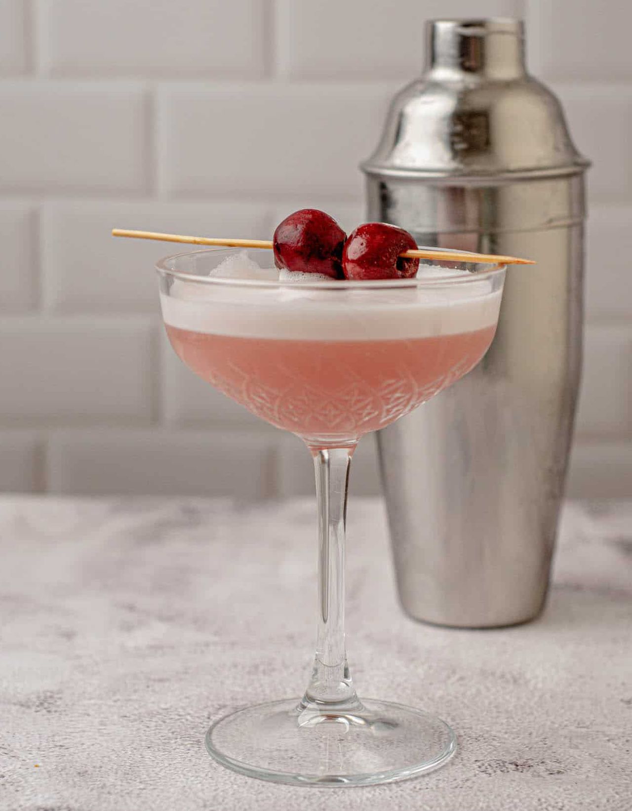 Black Cherry Gin Sour