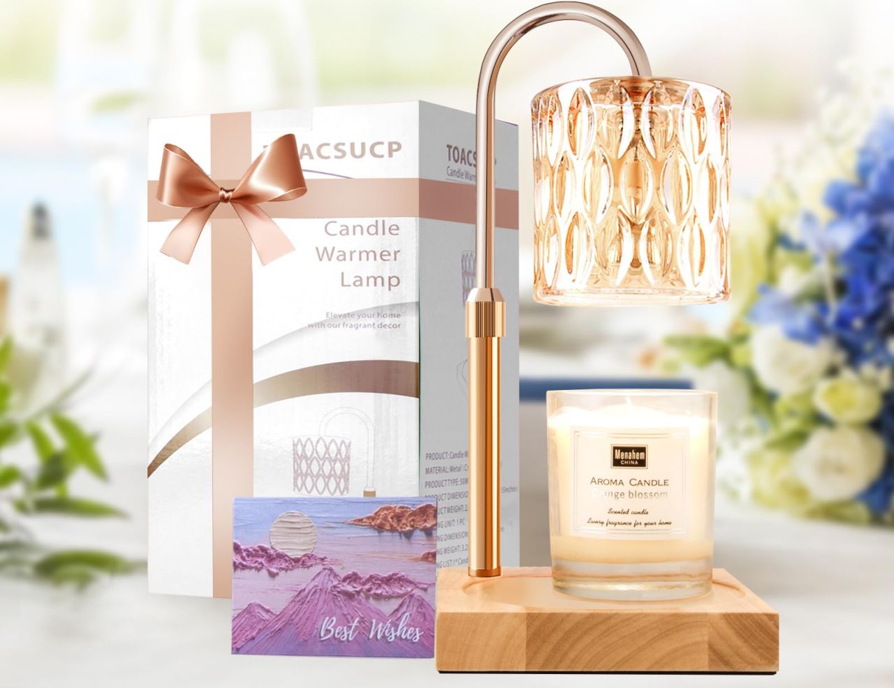 Candle Warmer Lamp with 3 Bulbs