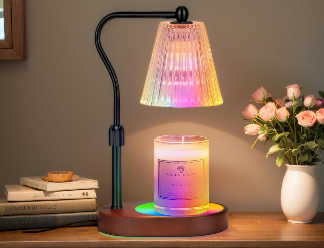 Candle Warmer Lamp with 7 LED Colors