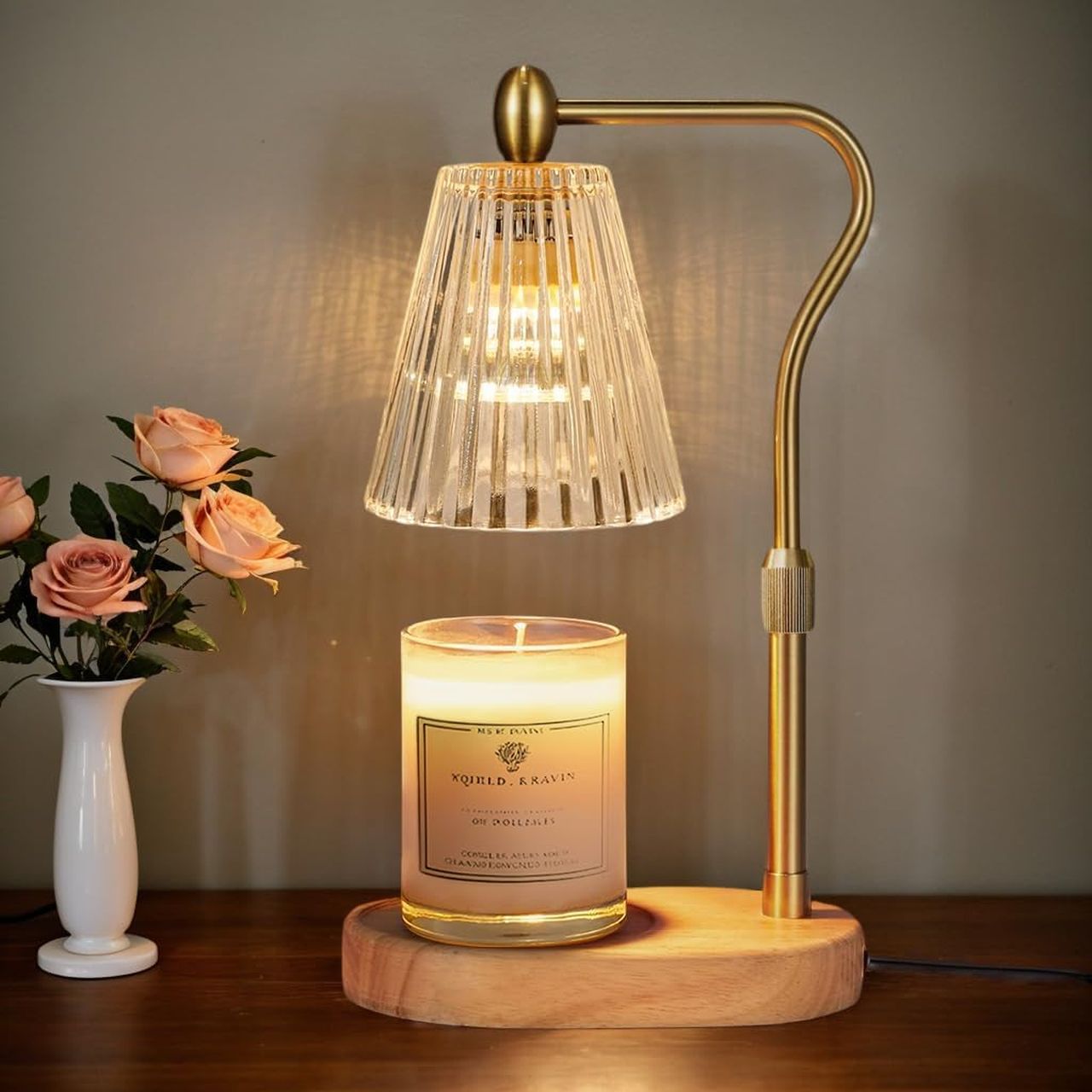 Candle Warmer Lamp with Timer and Dimmer