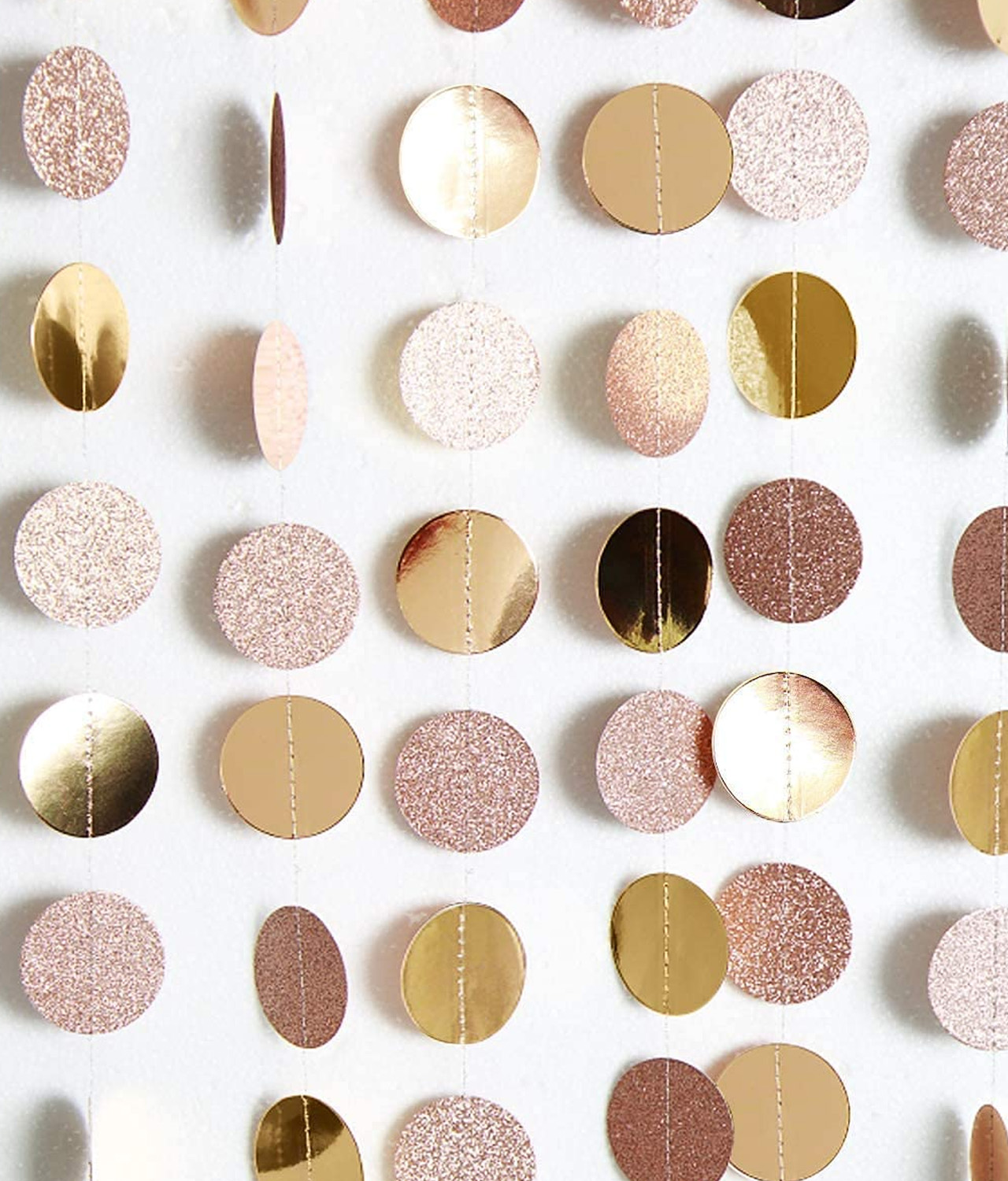 Champagne Gold Party Garland Streamers