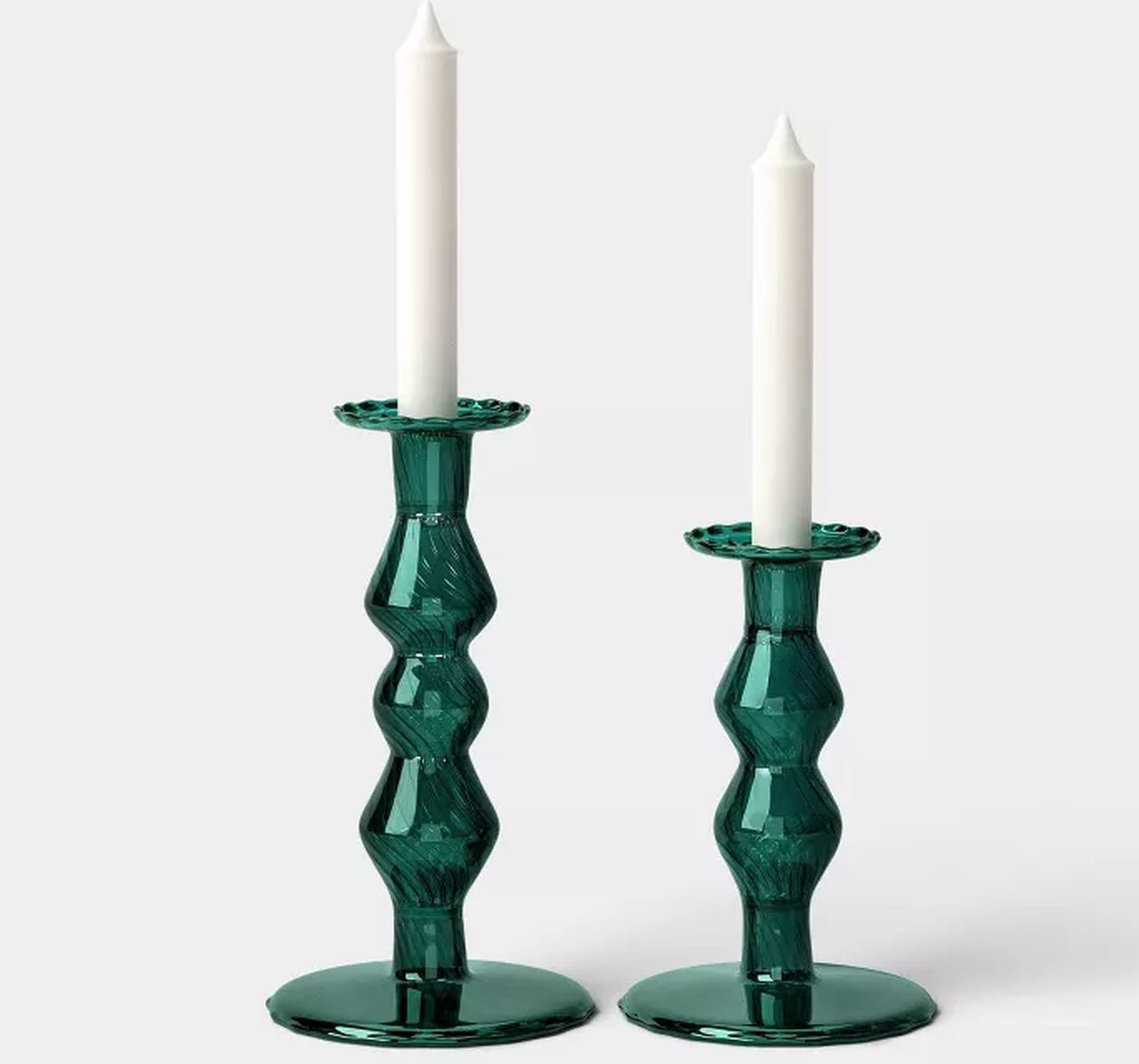 Christmas Taper Candle Holders