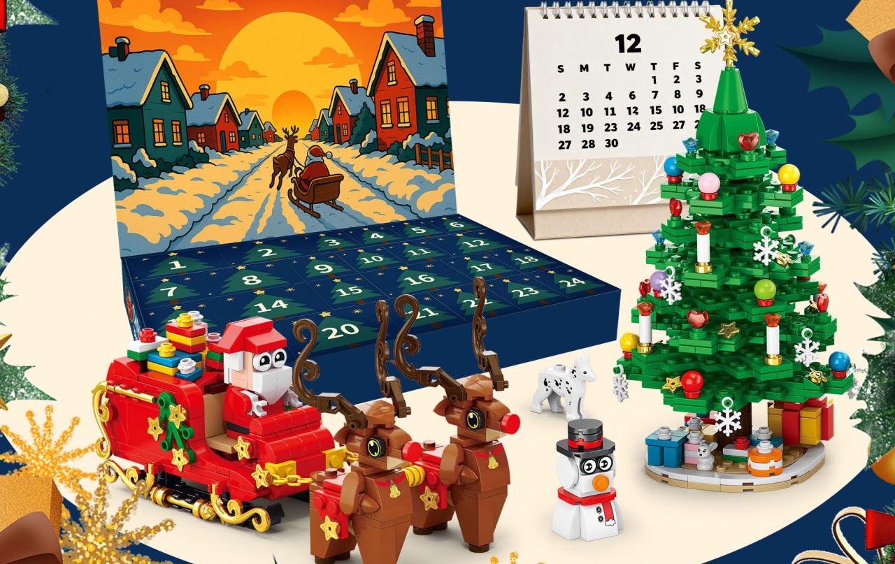 Christmas Tree Building Blocks Advent Calendar
