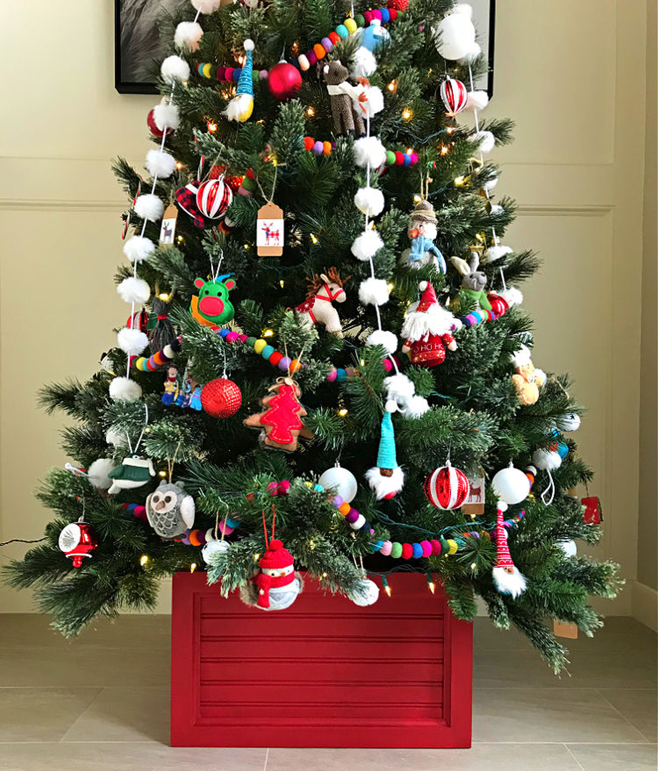 DIY Christmas Tree box Stand