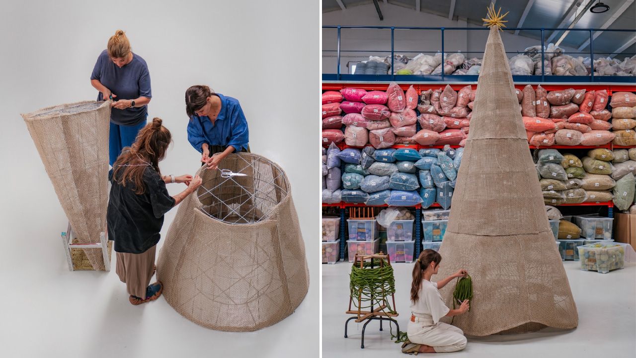 DIY yarn Christmas tree by Vanessa Barragão - 3