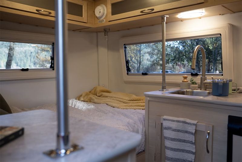 Escape E13 Fiberglass Travel Trailer in Vibrant Colors