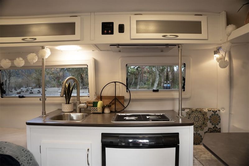 Escape E13 Fiberglass Travel Trailer in Vibrant Colors