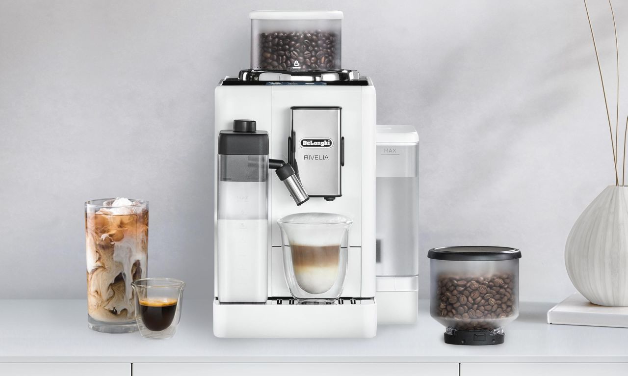 Espresso Machine with Grinder & Milk Frother