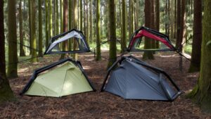 FLFQ-Aloner FLOAT Inflatable Tent can be Pitched on Ground or Suspended as Hammock FLFQ-Aloner FLOAT Inflatable Tent can also be Installed On or Off the Ground