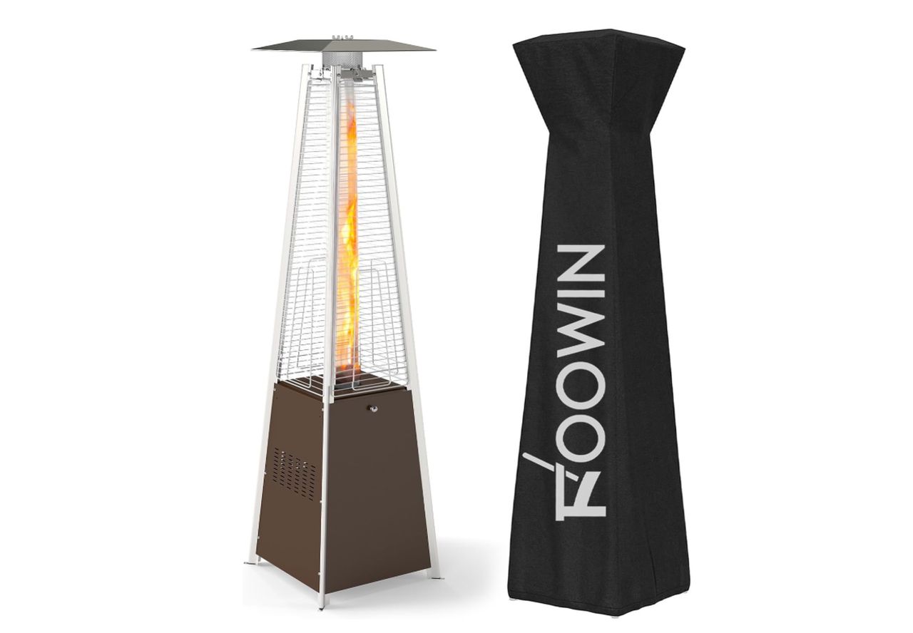 FOOWIN 48,000 BTU Pyramid Propane Patio Heater