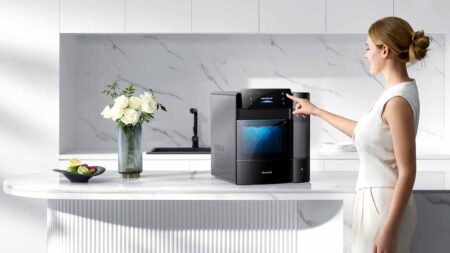 GoveeLife Smart Nugget Ice Maker Pro Operates at 40db, Freezes a Batch in Six Minutes GoveeLife Smart Nugget Ice maker