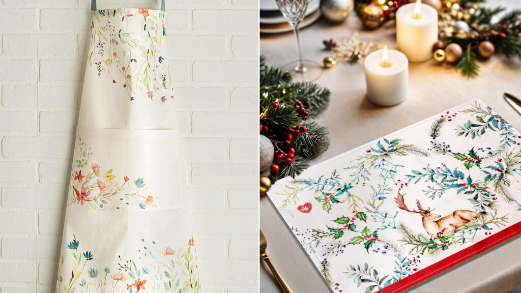 Grab the Best Christmas Linens by Maison d’ Hermine to Imbue Your Space With Festive Charm