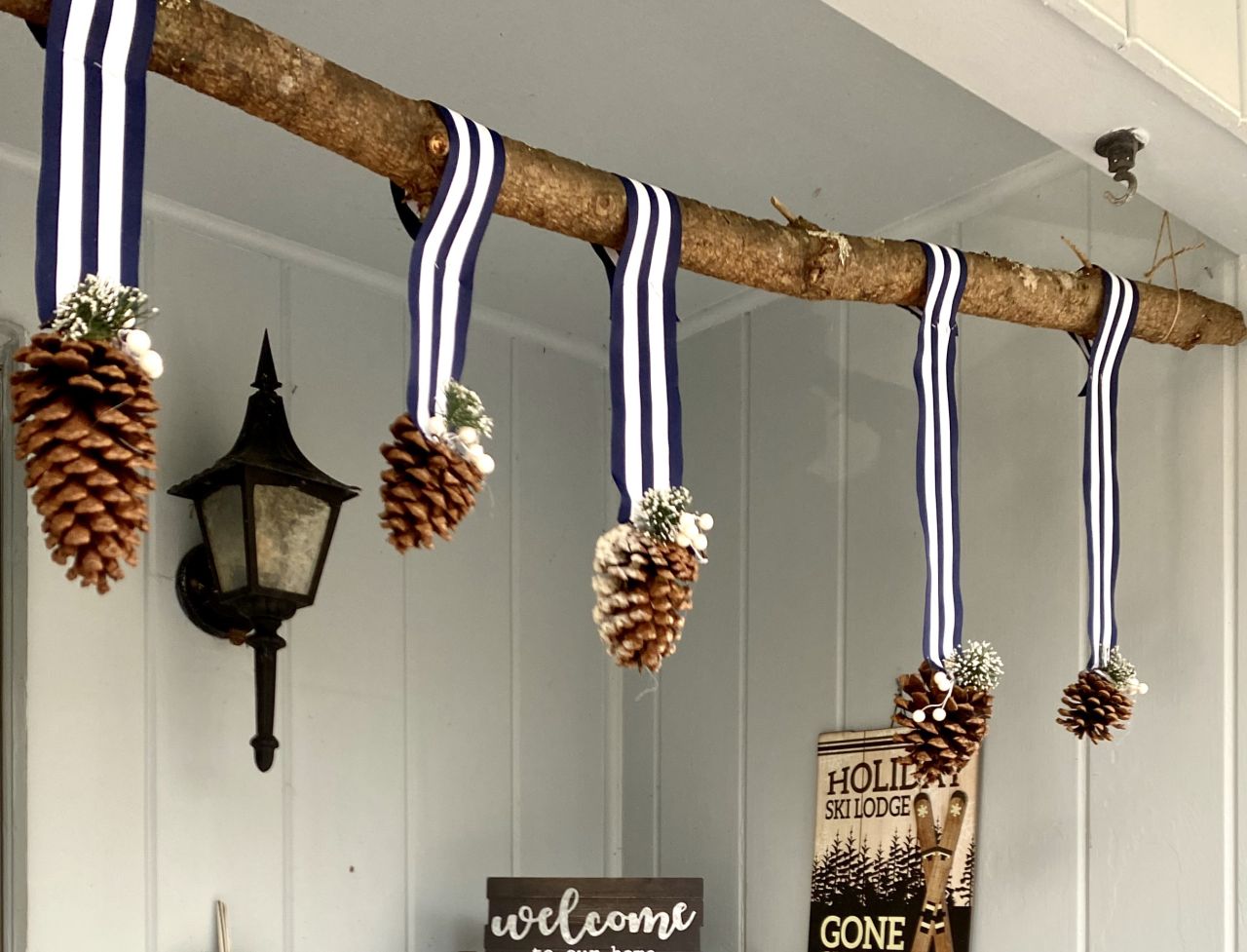 Hang Pinecones for a Cozy Bit