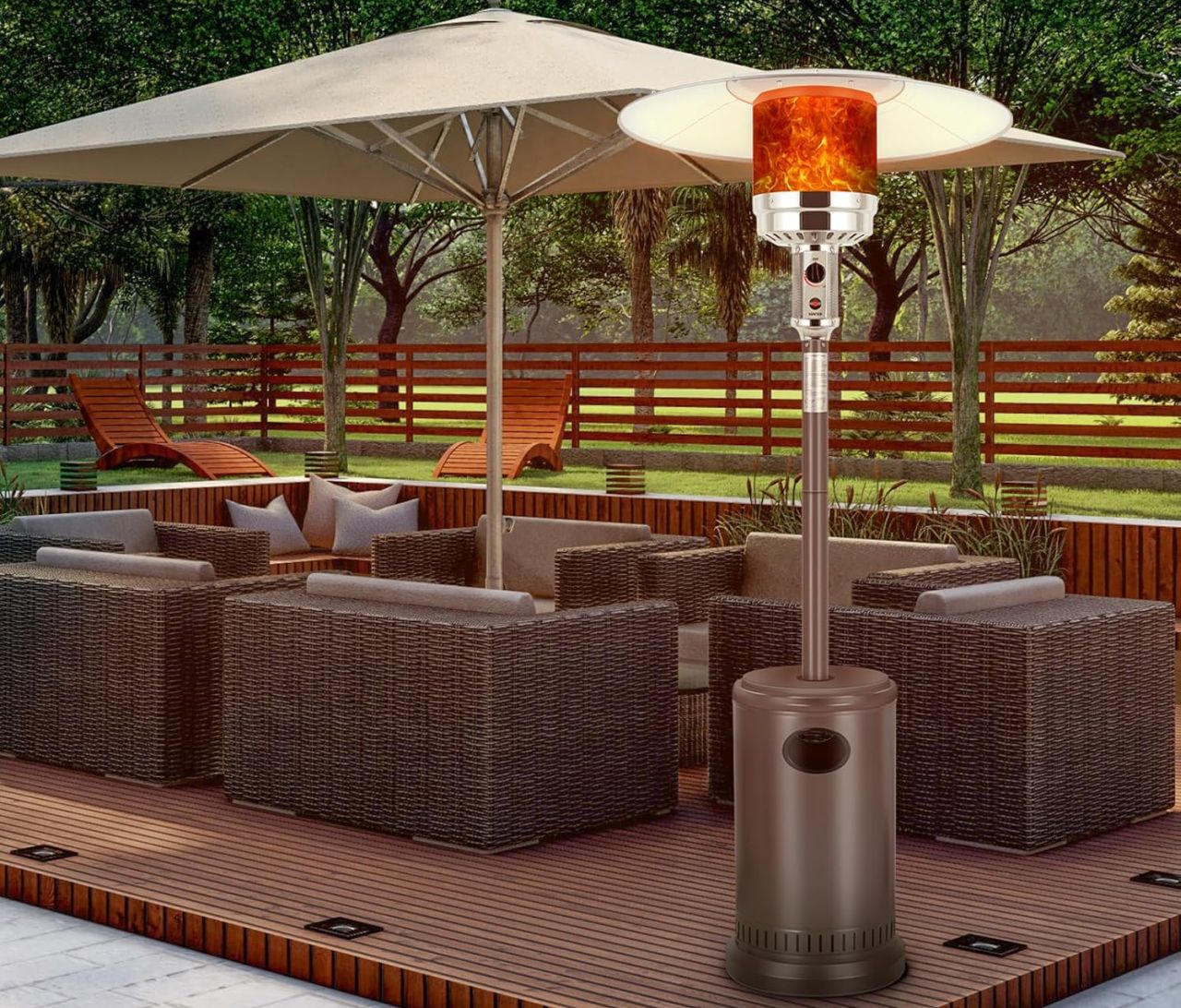 Hykolity 50,000 BTU Propane Patio Heater
