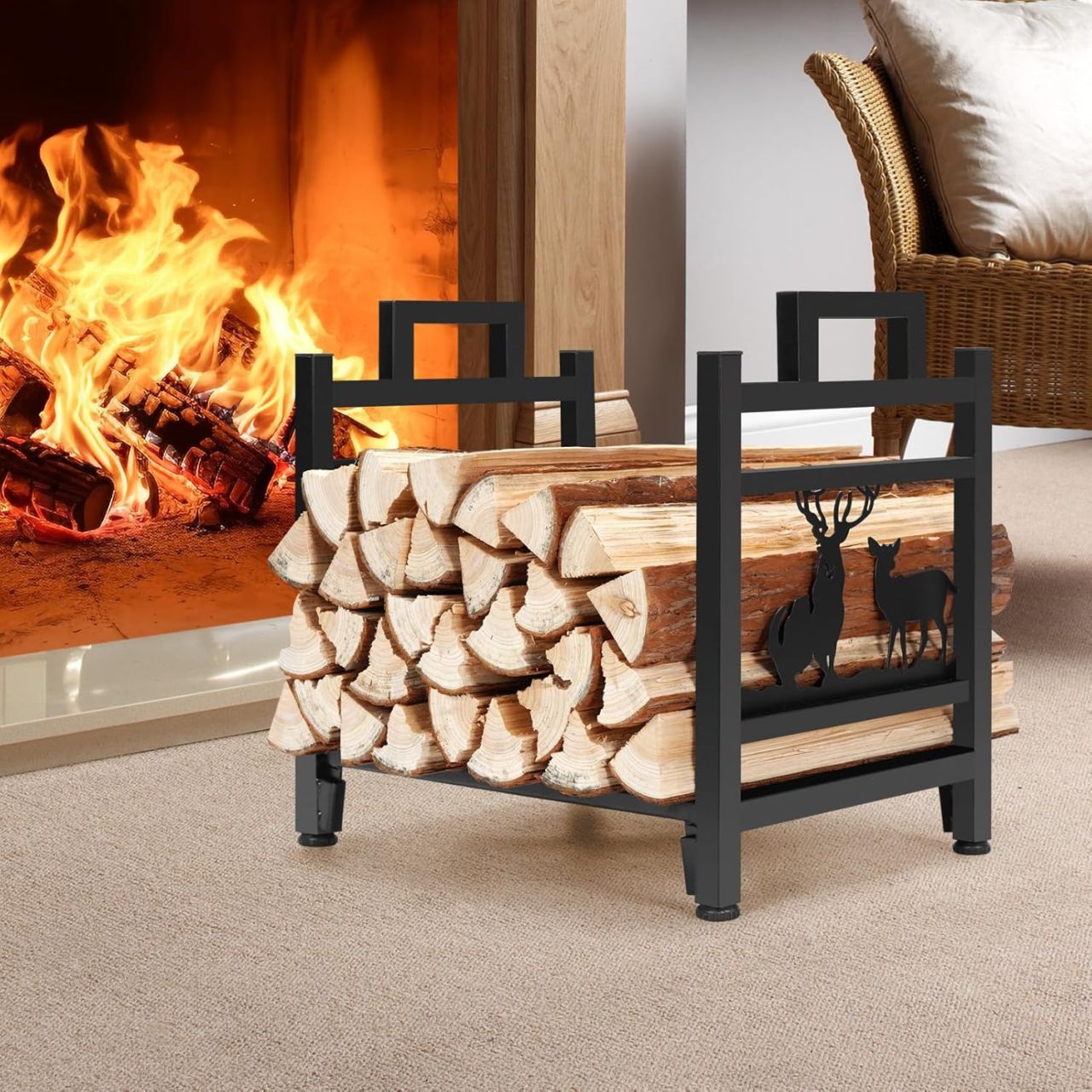 INNO STAGE Firewood Log Rack – Elk Design