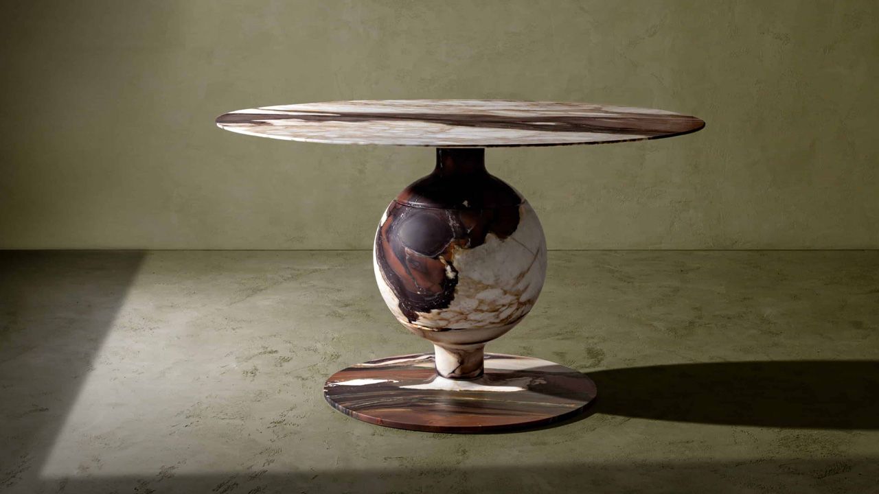 King Marble Table by Christophe Pillet