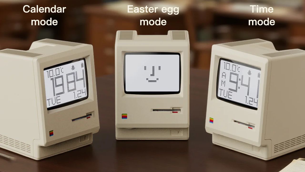 Kokogol Maclock is Miniaturized Version of 1984 Macintosh, Perfect for Vintage Lovers