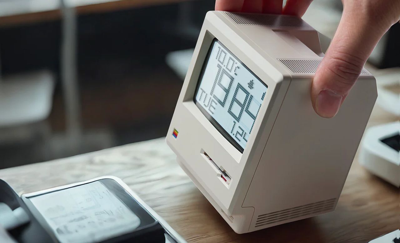Kokogol Maclock is Miniaturized Version of 1984 Macintosh, Perfect for Vintage Lovers