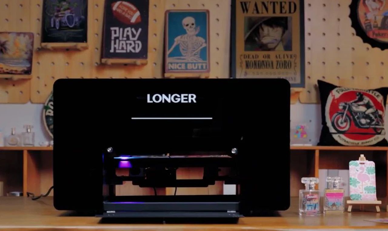 Longer ePrint Personal UV Printer With 3D Texture Prints on Clothing, Glass, Metal, Acrylic, Wood, Leather and More!
