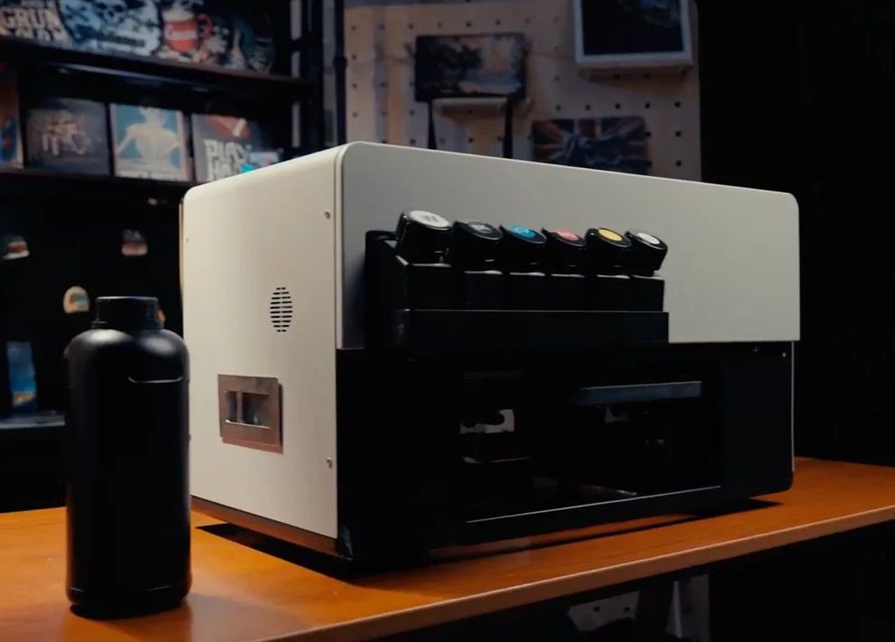 Longer ePrint Personal UV Printer With 3D Texture Prints on Clothing, Glass, Metal, Acrylic, Wood, Leather and More!