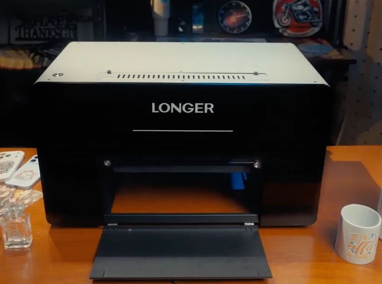 Longer ePrint Personal UV Printer With 3D Texture Prints on Clothing, Glass, Metal, Acrylic, Wood, Leather and More!