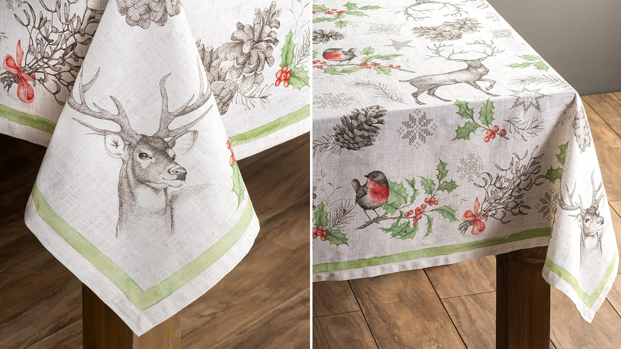Maison d' Hermine Christmas dew Tablecloth