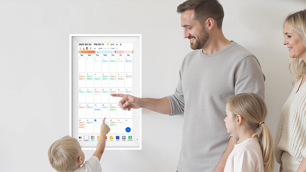 Micpop Digital Calendar Lets You Access Schedules, Manage Chores, and Plan Family Meals Micpop Digital Calendar Lets You Access Your Schedules, Manage Daily Chores and Plan Meals for Family