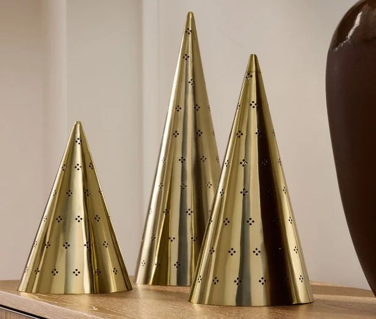 Minimalist Christmas Tabletop Trees