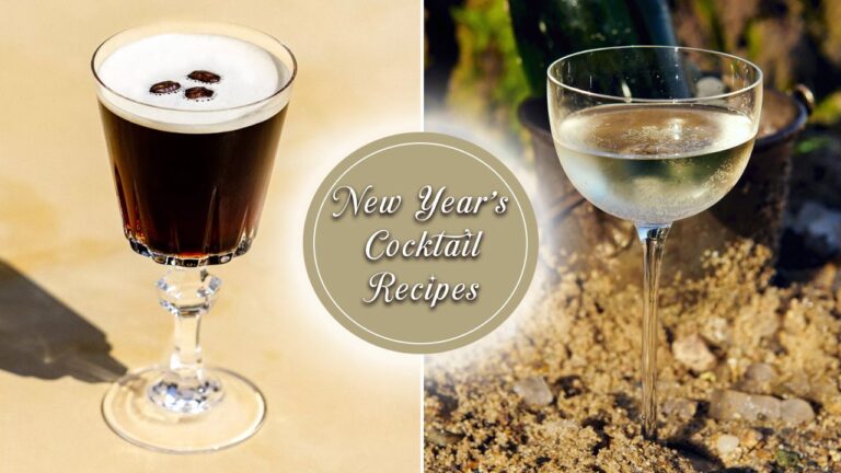 New Year's Cocktail Recipes to try this year