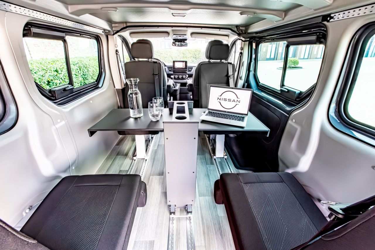 Nissan Primastar FlexVan Features Modular Seating System