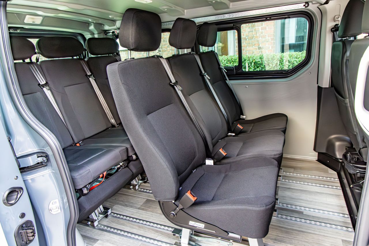 Nissan Primastar FlexVan Features Modular Seating System