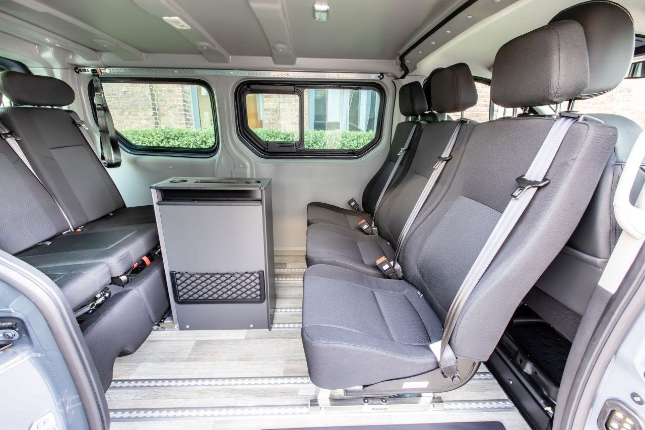 Nissan Primastar FlexVan Features Modular Seating System