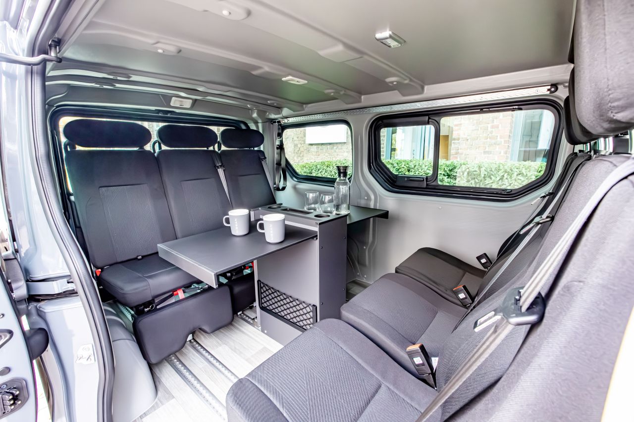 Nissan Primastar FlexVan Features Modular Seating System