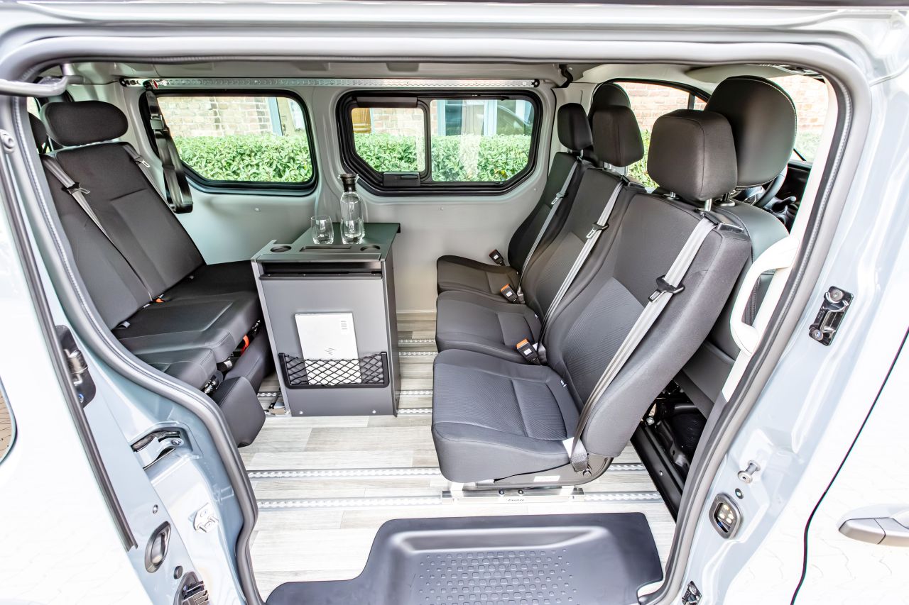 Nissan Primastar FlexVan Features Modular Seating System