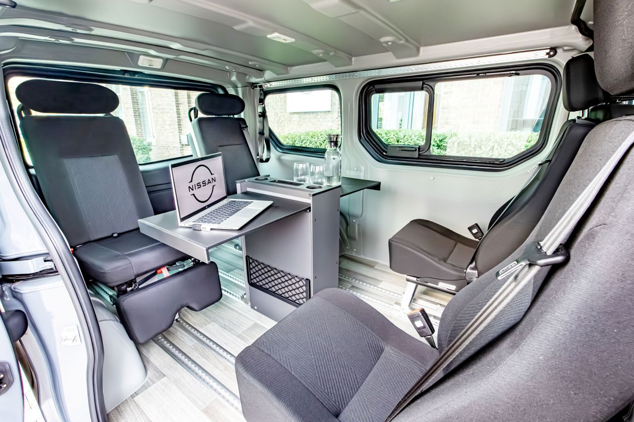Nissan Primastar FlexVan Features Modular Seating System