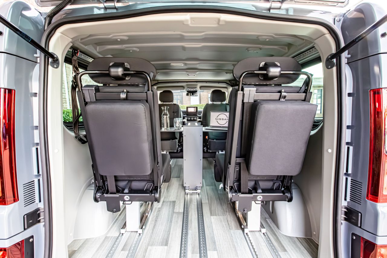 Nissan Primastar FlexVan Features Modular Seating System